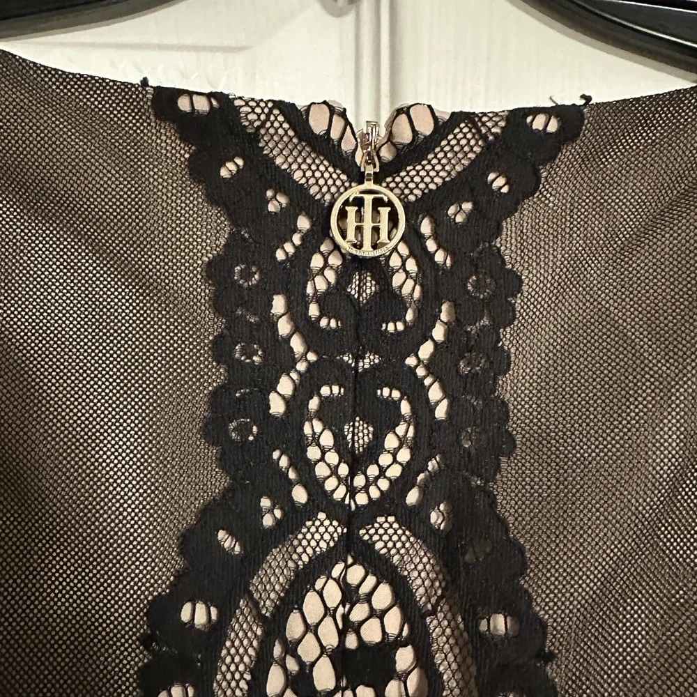 Tommy Hilfiger 625 Fit Flare Floral Lace Dress - Picture 2 of 5